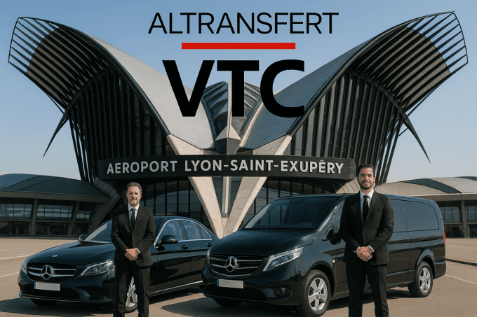 Transfert VTC VAN Aéroport LYON 24H/24